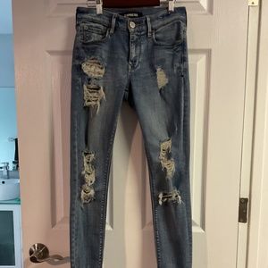 Express ankle leggings mid rise jeans